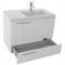 Wall Mounted Bathroom Vanity, Modern, 31